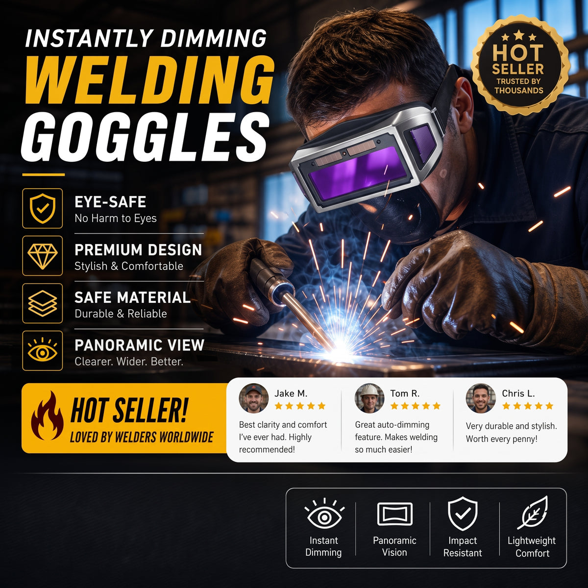 ⏳50% off today only⏰👀Professional Tools for Greater Safety & Convenience 🔥2026 New Burning Welding Eye Protection Glasses