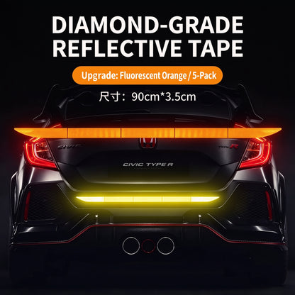 🔥Limited-time 50% off-Reflective Car Sticker Strips for Trunk & Rear Bumper