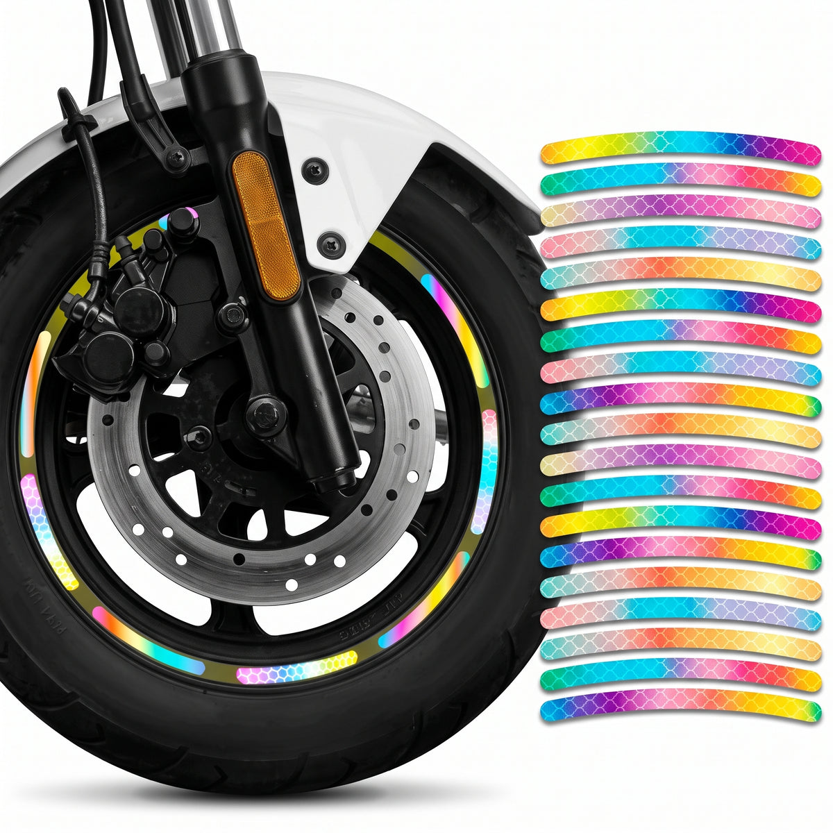 💕Buy 1 Get 1 Free🎁🚗Popular Fluorescent Car Wheel Hub Tag