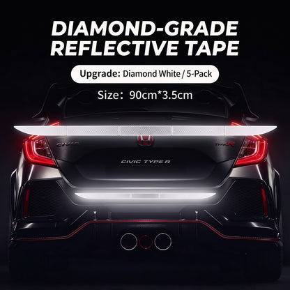 🔥Limited-time 50% off-Reflective Car Sticker Strips for Trunk & Rear Bumper