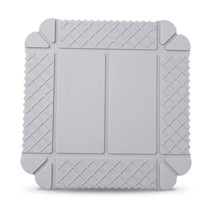 🍳🧲 Magnetic Silicone Heat-Resistant Mat – Transforms From A Flat Mat Into A Small Folding Tray.