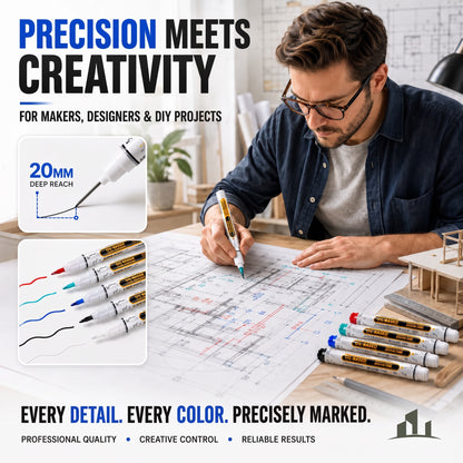 🔥2026 HOT SALE💞50K+ SOLD!✨Precision Tip Quick-Dry Oil-Based Marker Pen
