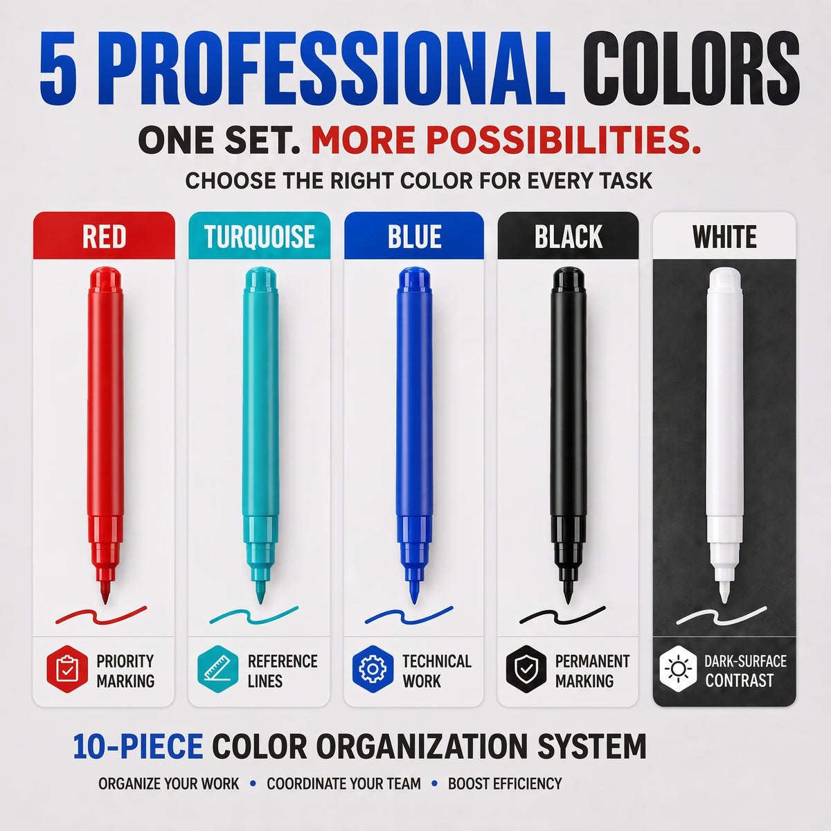 🔥2026 HOT SALE💞50K+ SOLD!✨Precision Tip Quick-Dry Oil-Based Marker Pen