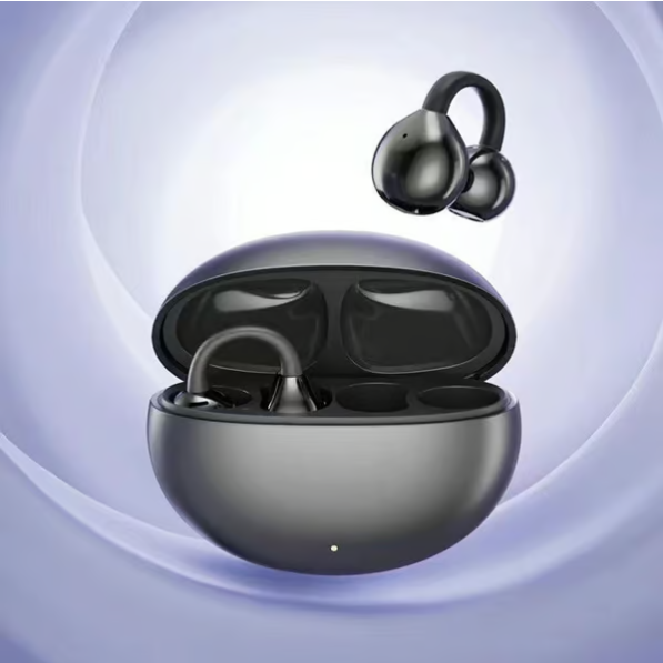 Lightweight Open Ear Clip Wireless Bluetooth Headphones Sweatproof Stable Fit For Running Daily Use