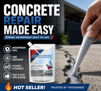 🔥Limited time 50% OFF! 👷‍♂️ Heavy-Duty Concrete Crack Repair Adhesive