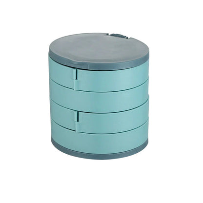 💎4-Layer Rotating Jewelry Box – Keep Necklaces, Rings & Earrings Tangle-Free