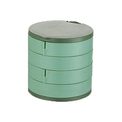 💎4-Layer Rotating Jewelry Box – Keep Necklaces, Rings & Earrings Tangle-Free