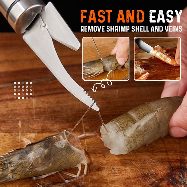 BUY 1 FREE 1🔥Hot Sale 49% OFF⏳5 in 1 multifunctional shrimp line fish maw knife