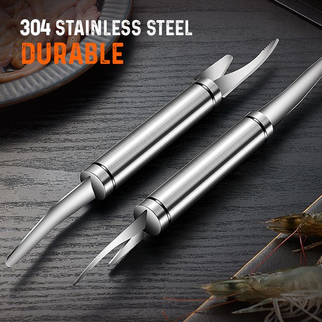 BUY 1 FREE 1🔥Hot Sale 49% OFF⏳5 in 1 multifunctional shrimp line fish maw knife
