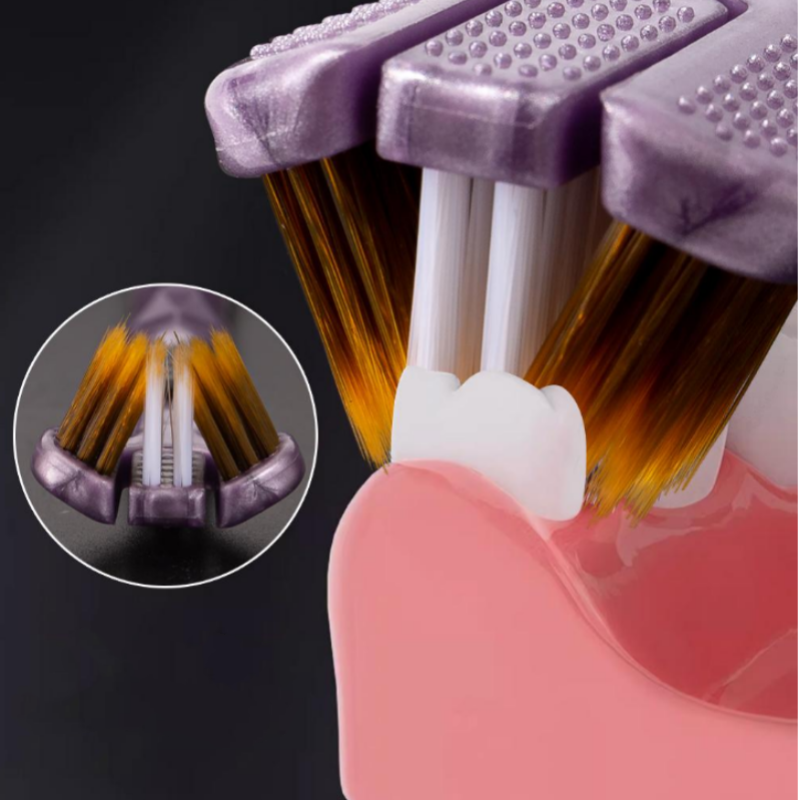 🔥HOT SALE🦷Three-headed multi-angle cleaning toothbrush