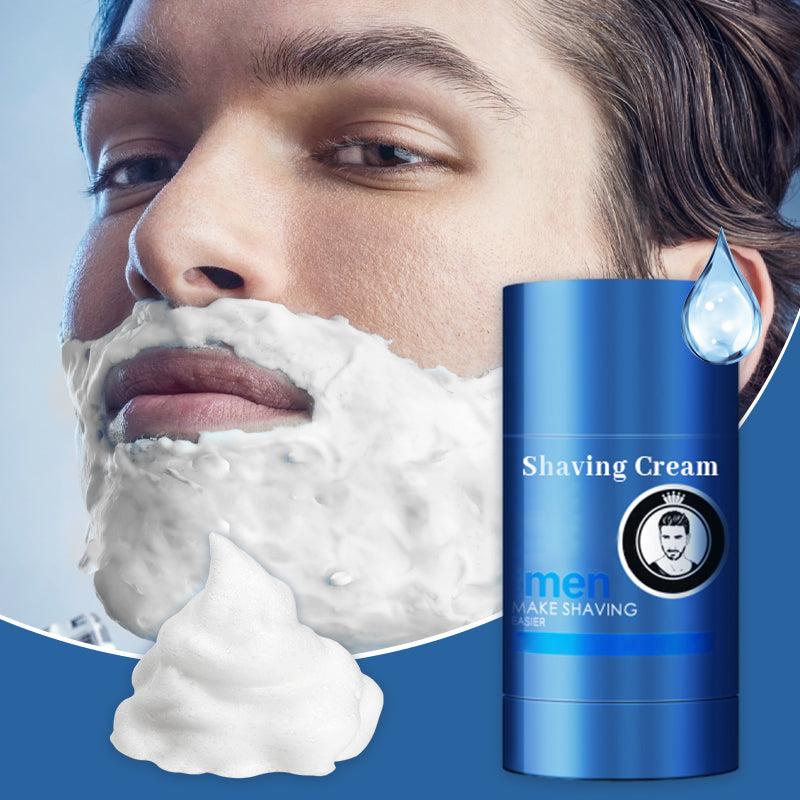 🔥2-in-1Men Essential Shaving Stick – Hydrating Foam Softens Tough Beard, No Razor Irritation