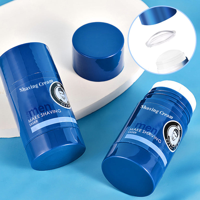 🔥2-in-1Men Essential Shaving Stick – Hydrating Foam Softens Tough Beard, No Razor Irritation