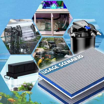 Professioneel 8D Aquarium Filterschuim – Hoge Dichtheid voor Kristalhelder Water 🐠