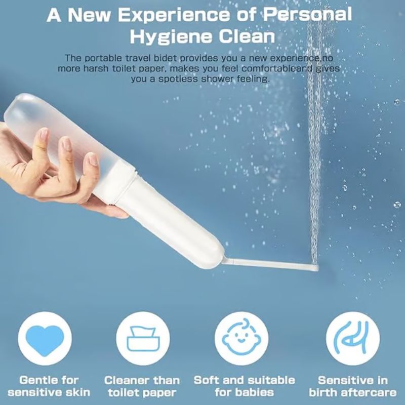 Postpartum, Infant & Elderly Care Bidet Sprayer | Adjustable Water Pressure, Waterproof & Portable