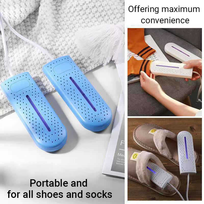 🔥Limited Time 50% Off Today - Portable 360-Degree Quick Drying Shoe Dryer - Antibacterial and deodorizing