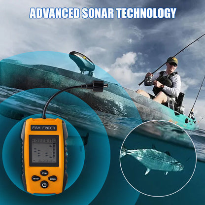 Portable Wired Sonar Fish Finder