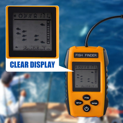 Portable Wired Sonar Fish Finder