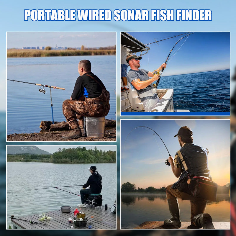 Portable Wired Sonar Fish Finder