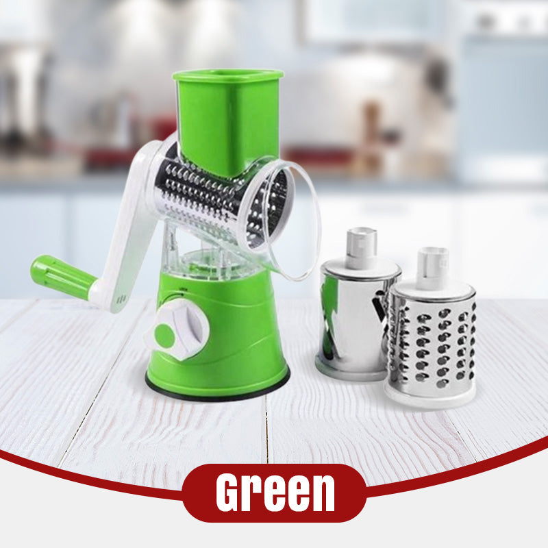 🧑‍🍳2026 Kitchen Must-Have | 3-in-1 Rotary Cheese Grater & Vegetable Slicer