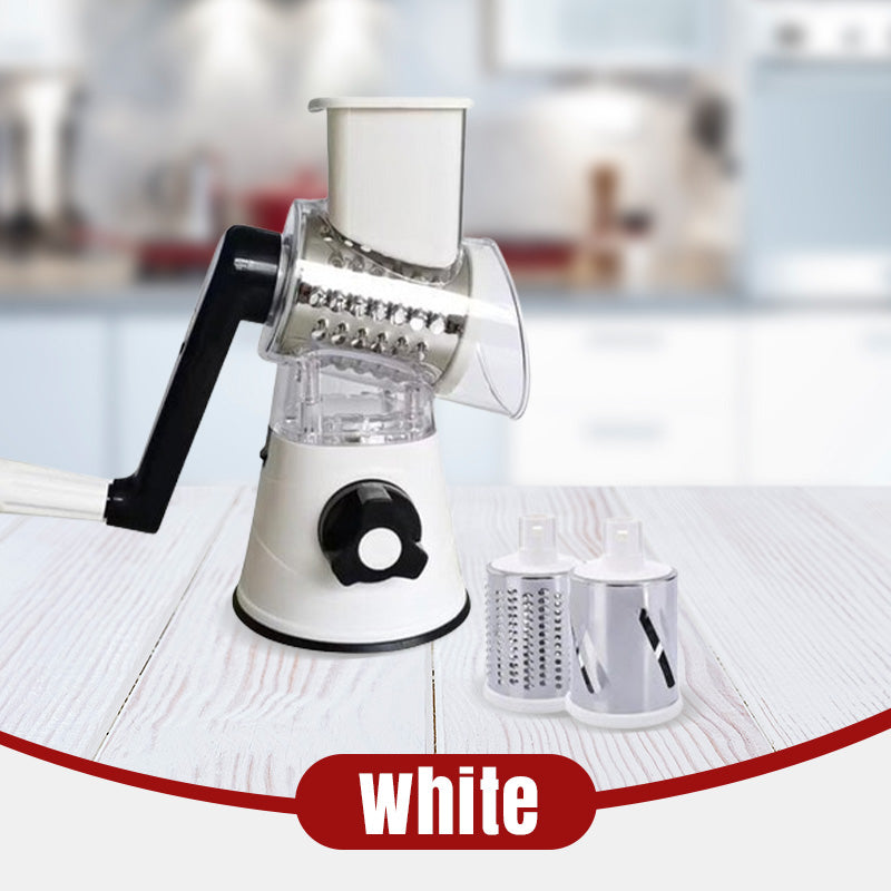 🧑‍🍳2026 Kitchen Must-Have | 3-in-1 Rotary Cheese Grater & Vegetable Slicer