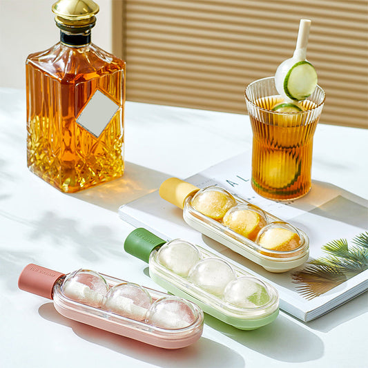 🔥Hot Sale🔥 Reusable Ice Cube Tray with Built-in Straw Multi-Purpose Home Bar Tool