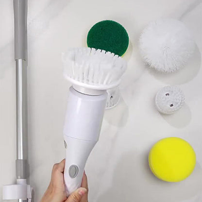 🏆Hot Selling 50% OFF⏳Waterproof Telescopic Electric Rotary Cleaning Brush Set