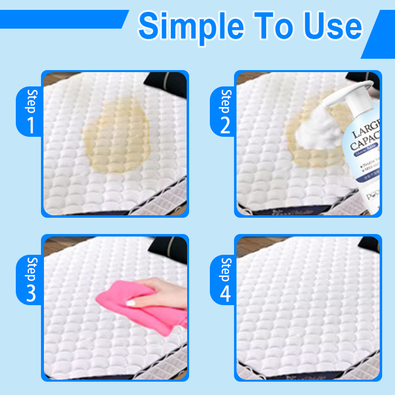 🧴Erase Yellow Mattress Stains Instantly – Deep Cleaning Foam Spray
