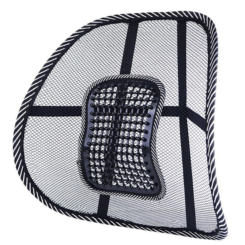 🌬️ Breathable Lumbar Support Cushion – Sit Longer with Less Back Strain