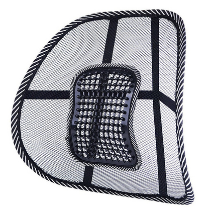 🌬️ Breathable Lumbar Support Cushion – Sit Longer with Less Back Strain
