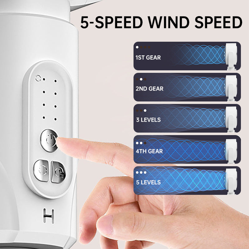 ❄️🔥Quiet Remote Control Oscillating Floor Fan Height Adjustable Home Air Cooling Fan🍃
