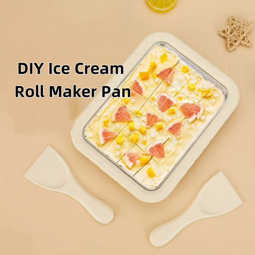 🍧No-Electric DIY Ice Roll Cold Plate Maker | Homemade Fried Ice Cream Pan
