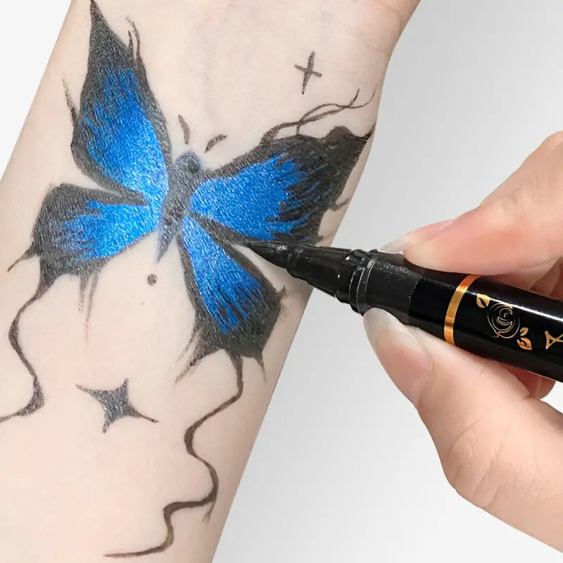 10-kleuren set tijdelijke tattoo markers