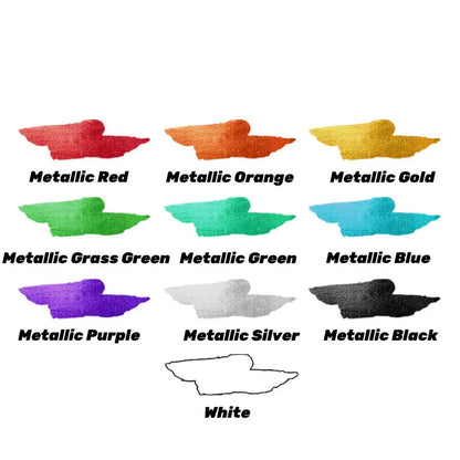 10-kleuren set tijdelijke tattoo markers