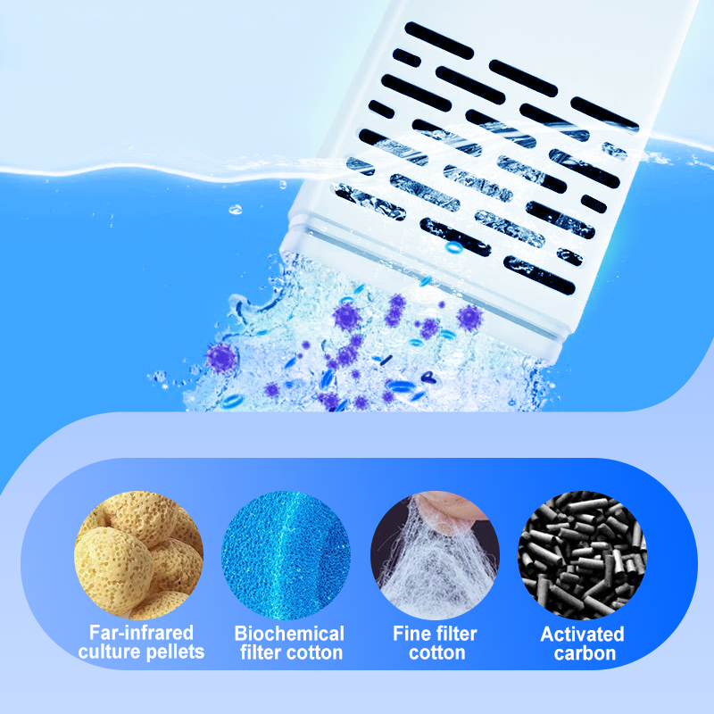 🔥Limited-time offer-Fish Tank 6-in-1 Filter - Filtration, Oxygenation & Water Pumping