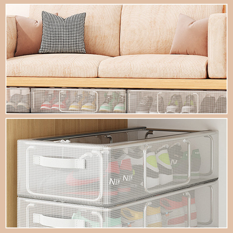 🔥50% OFF Today🔥 Waterproof & Foldable PVC Shoe Box | Dustproof & Space Saving