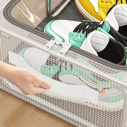 🔥50% OFF Today🔥 Waterproof & Foldable PVC Shoe Box | Dustproof & Space Saving