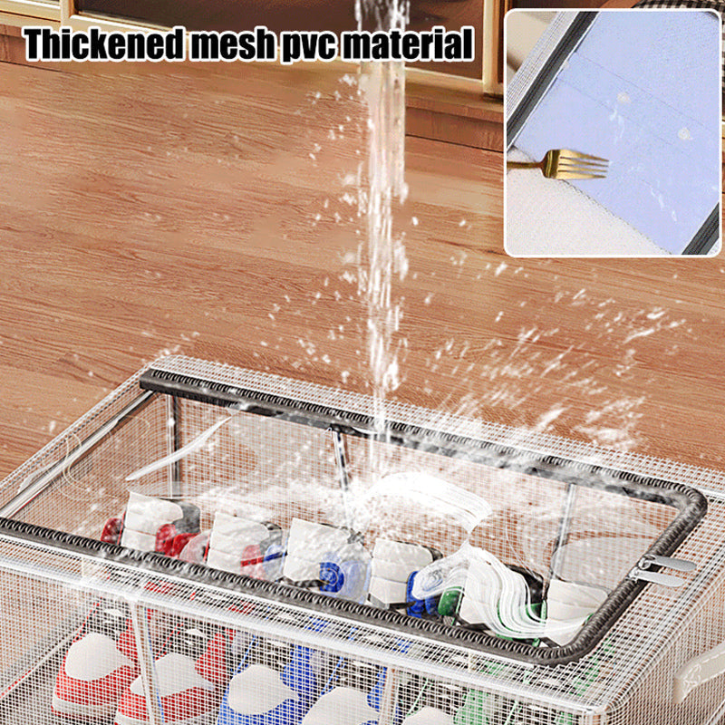 🔥50% OFF Today🔥 Waterproof & Foldable PVC Shoe Box | Dustproof & Space Saving