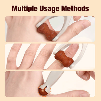🔥Hot Sale🔥 Natural Bian Stone Hand Massage Roller Traditional Chinese Acupoint Therapy Tool