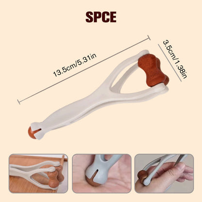 🔥Hot Sale🔥 Natural Bian Stone Hand Massage Roller Traditional Chinese Acupoint Therapy Tool