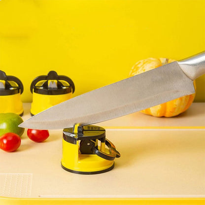 🔪 Mini Suction Knife Sharpener – No Slip, Sharpen Knives In Seconds