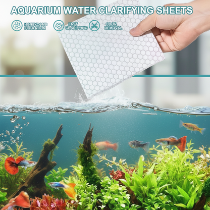 🐠Aquarium Clarifying Sheets – Cleaner, Clearer Water for Fish & Aquatic Plants 🌿