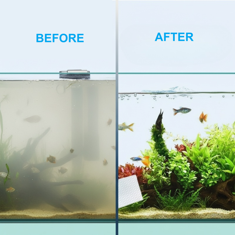 🐠Aquarium Clarifying Sheets – Cleaner, Clearer Water for Fish & Aquatic Plants 🌿