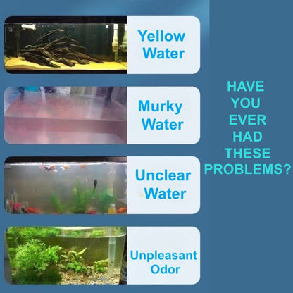 🐠Aquarium Clarifying Sheets – Cleaner, Clearer Water for Fish & Aquatic Plants 🌿