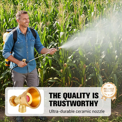 🔥Adjustable Brass Farm Sprayer Nozzle – Fine Even Mist Saves Pesticides & Water