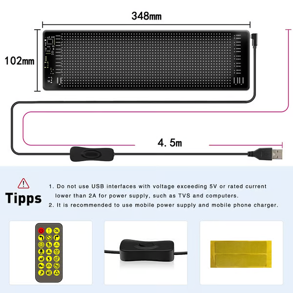🔥Bluetooth APP Flexible LED Demon Eye Light For Trucks