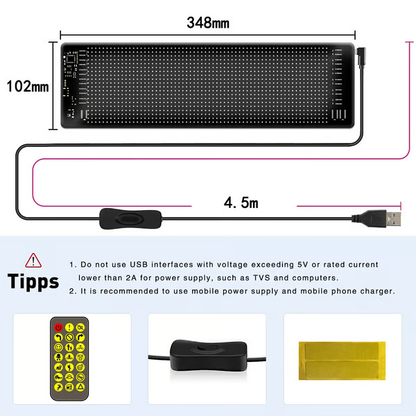 🔥Bluetooth APP Flexible LED Demon Eye Light For Trucks