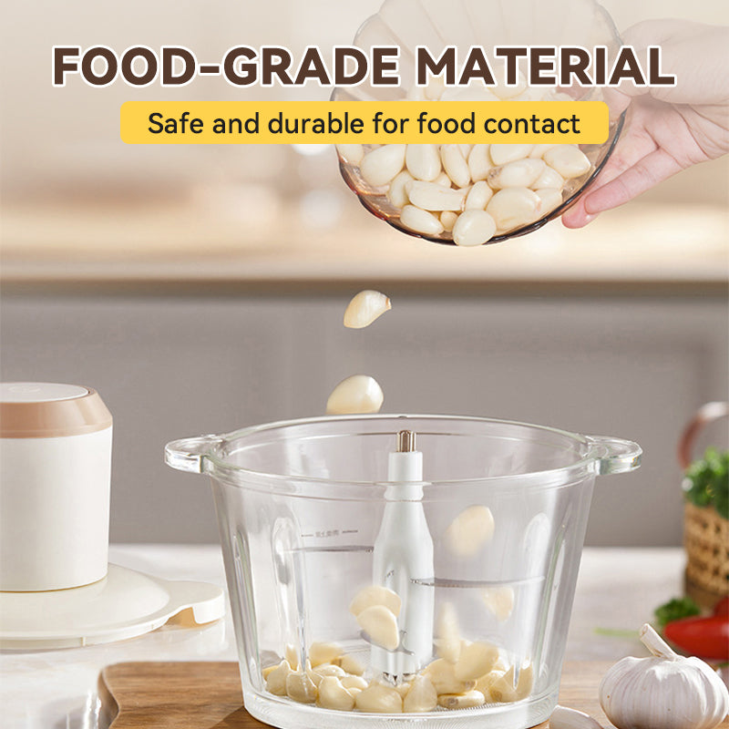 ✨Large Capacity Electric Meat Grinder, Fast Grinding Stainless Steel Kitchen Food Chopper for Home Daily Use