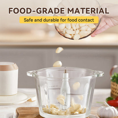 ✨Large Capacity Electric Meat Grinder, Fast Grinding Stainless Steel Kitchen Food Chopper for Home Daily Use