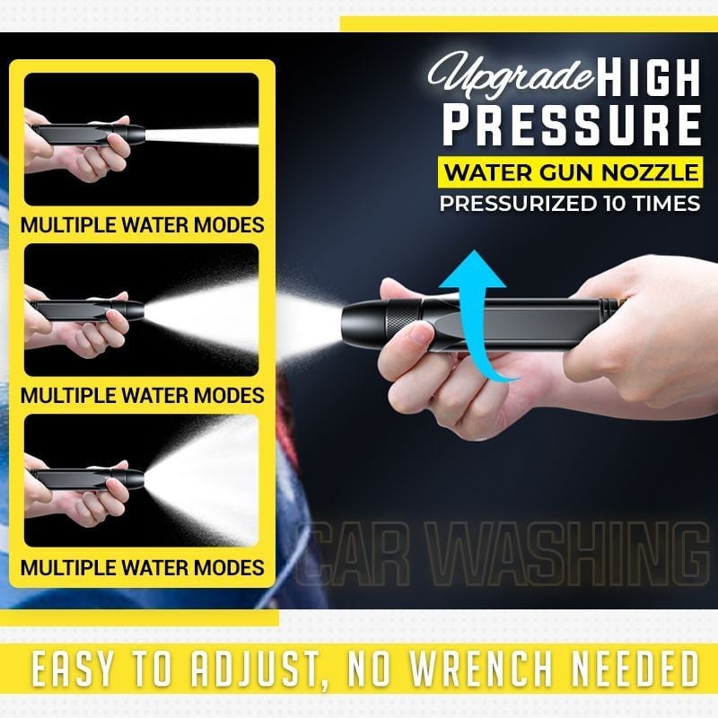 ⏰🔥Limited-time 50% off! 🚗 High-Pressure Car Wash Nozzle Set with Hose – Powerful, easy to use, save money at home! 💦✨
