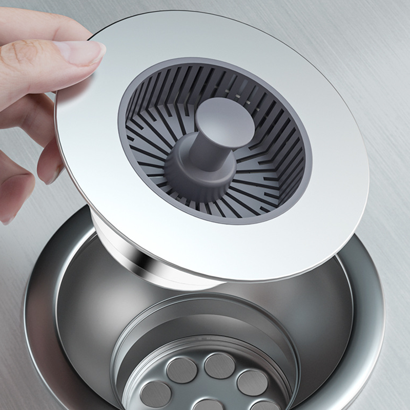 🔥Pop-Up Sink Stopper with Filter | Block Debris & Prevent Drain Clogging